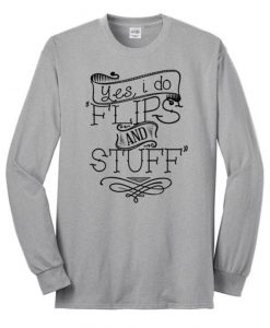 Gymnastics Flips and Stuff Shirt Gymnast Sweatshirt