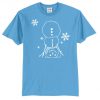 Handstand Snowman Gymnastics Shirt Gymnast T Shirt Winter Christmas White Ink