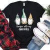 Hangin with my Gnomies Christmas Gnome Boy Nordic T Shirt