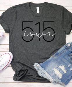 Iowa Area Code Shirt