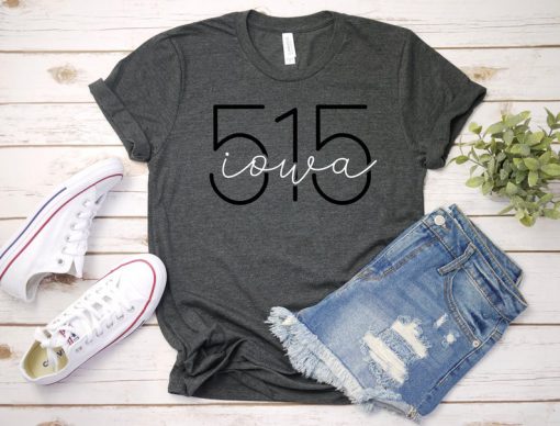 Iowa Area Code Shirt