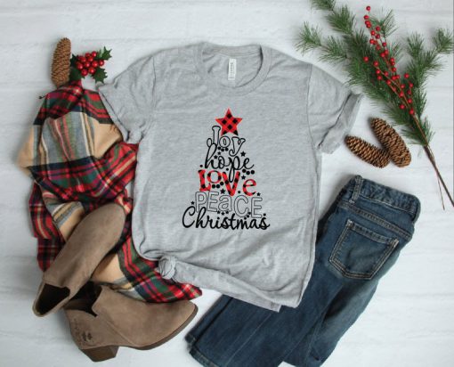 Joy Hope Love Peace Christmas Shirt