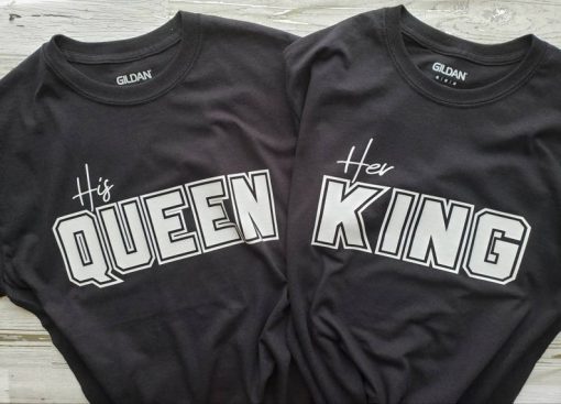 King Queen Couples Shirts