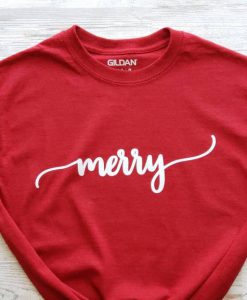 Merry T-Shirt - Christmas Shirt