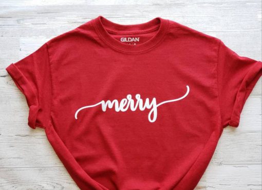 Merry T-Shirt - Christmas Shirt