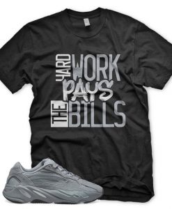 New Black HARD WORK T Shirt