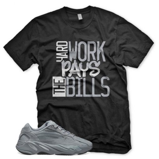 New Black HARD WORK T Shirt