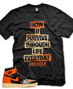 New Black HUSTLE T Shirt