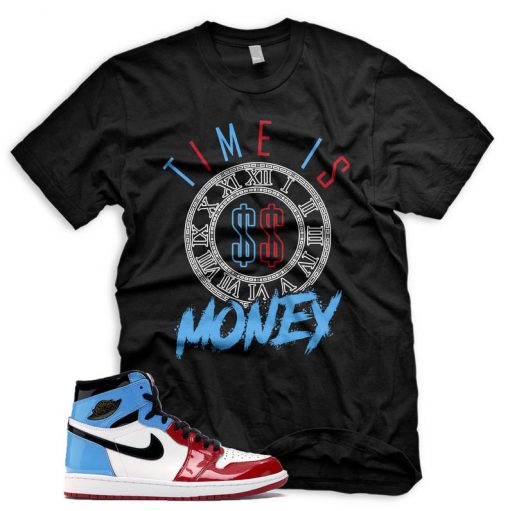 New Black TIME IS MONEY T Shirt