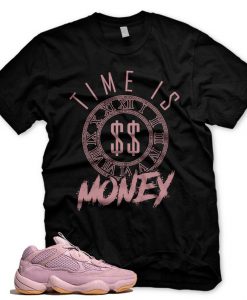 New Black TIME IS MONEY TShirt