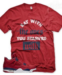 New Red STARVED T Shirt