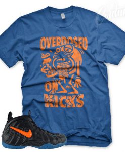 New Royal OVERDOSED ON KICKS T Shirt