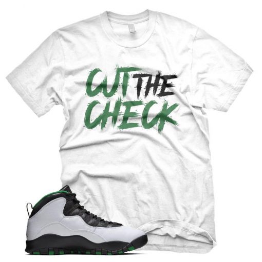 New White CUT THE CHECK T Shirt