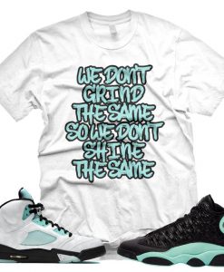 New White GRIND DIFFERENT T Shirt