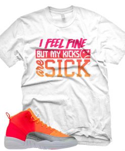 New White SICK KICKS T Shirt