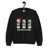 Santa Claws Ugly Christmas Sweatshirt