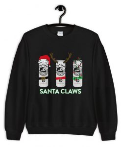 Santa Claws Ugly Christmas Sweatshirt