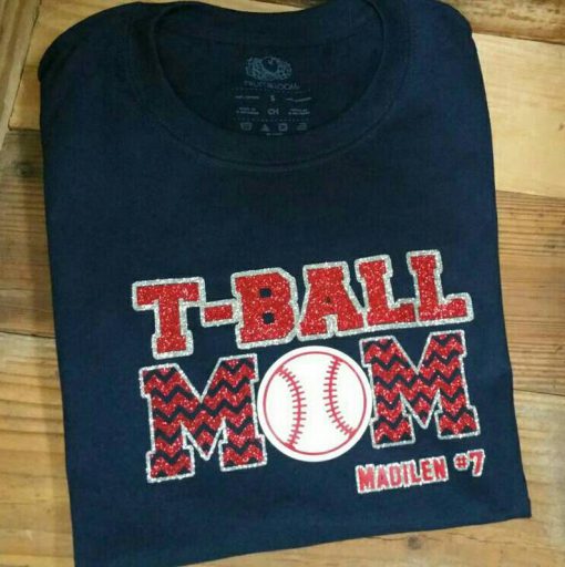 T-Ball Mom Personalized Shirt