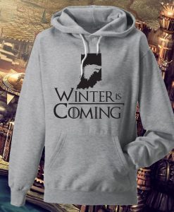 Winter is Coming State of INDIANA Game of Thrones Hoodie