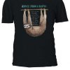 Advice From A Sloth Funny Lazy Tshirt