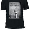 Banksy I See Humans But No Humanity Tshirt