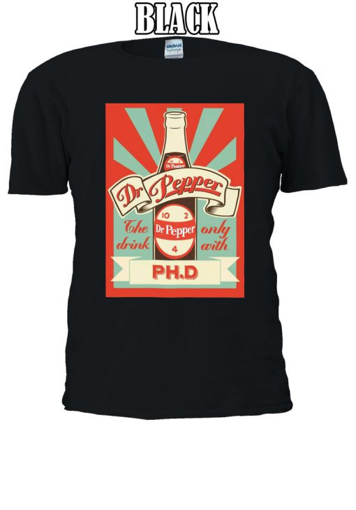 Dr Pepper Retro Poster Tshirt