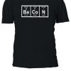 Funny Bacon Nerd Table Of Element Tshirt