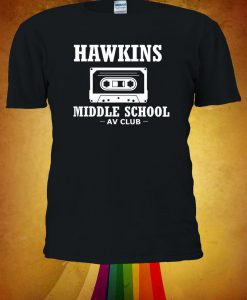 Hawkins Middle School AV Club Tshirt