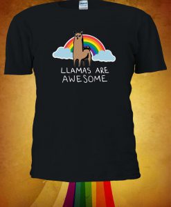 Llamas Are Awesome Tshirt