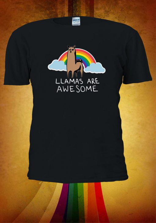 Llamas Are Awesome Tshirt