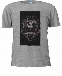 Nightmare Before Christmas Jack Fear Tshirt