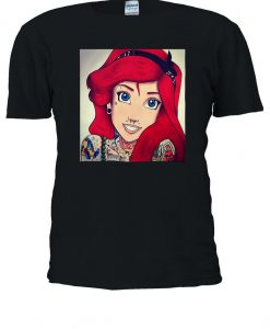 Punk Princess Ariel Piercing Tattoo Tshirt