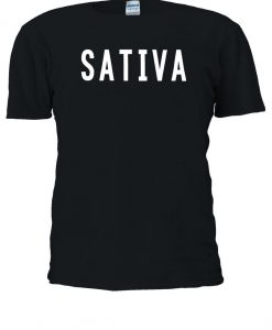 SATIVA Smoke Weed Dope Smoking Swag Tshirt