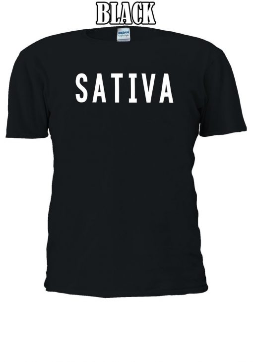 SATIVA Smoke Weed Dope Smoking Swag Tshirt