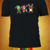 Santa Elf Reindeer Dabbing Tshirt