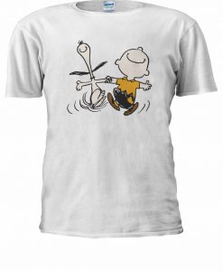 Snoopy And Charlie Brown Happy Cute Tshirt