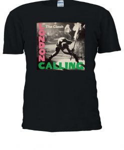 The Clash London Calling English Punk Rock Band Tshirt