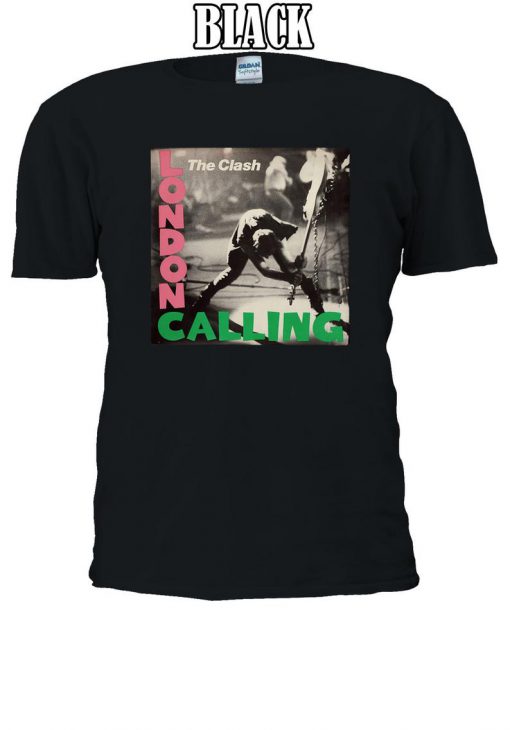 The Clash London Calling English Punk Rock Band Tshirt