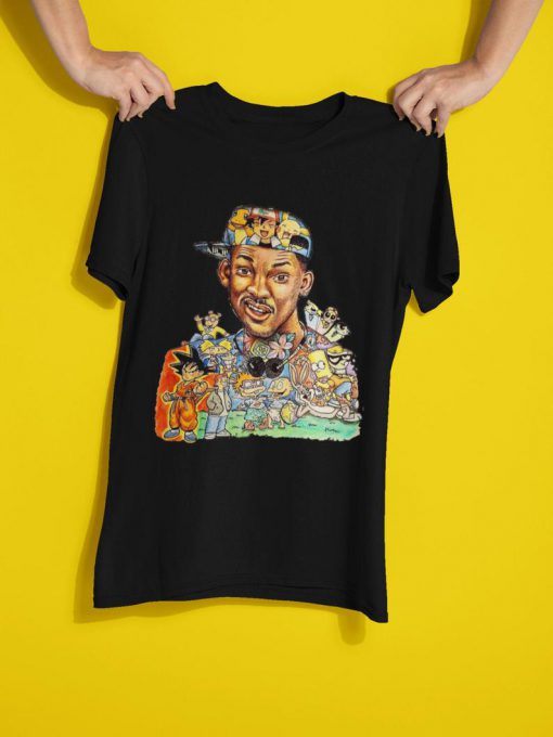 Will Smith Cartoon T Shirt