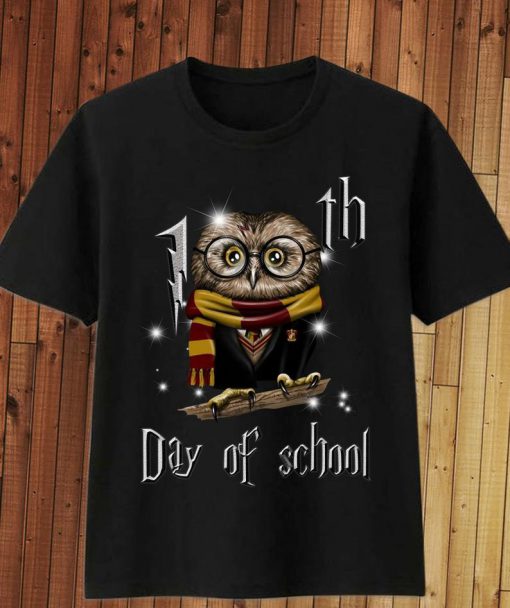 1th Day Of School Owl Lover 1th Days of Magical Learning T Shirt