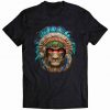 Alpha Lion in Native Indian Headdress Tshirt