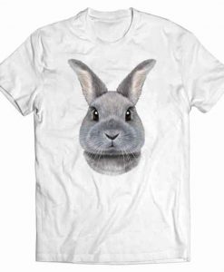 American Chinchilla Rabbit Face Tshirt