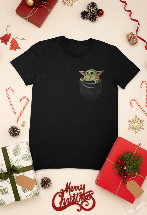 Baby Yoda Finger In Your Pocket T-Shirt