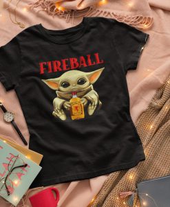 Baby Yoda FireBall T-shirt