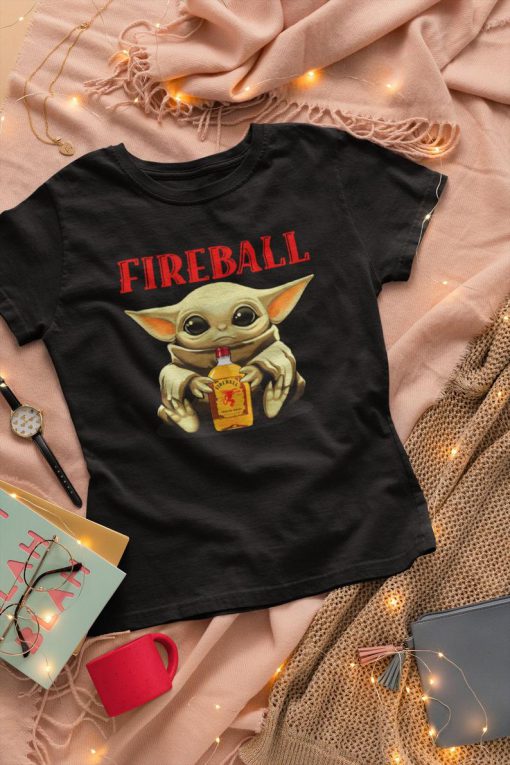 Baby Yoda FireBall T-shirt