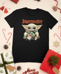 Baby Yoda Funny Jagermeister T-shirt