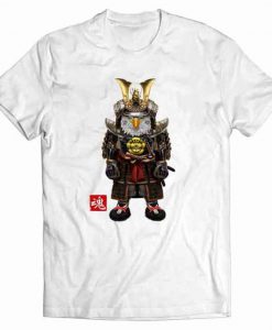 Bald Eagle in Full Japanese Samurai Armor Tshirt