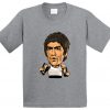 Bruce Lee Nunchucks With White Tank T Shirt