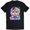 Dwarf Hamster as Astronaut Exploring Galaxy Space TShirt