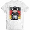 Dwarf Hamster on Motorbike with Flag of Germany Tshirt